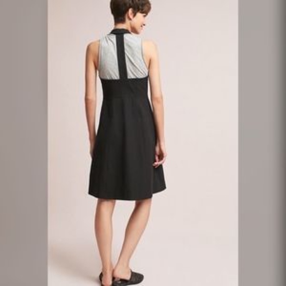 NWT Anthropologie Maeve Black Blazer Vest Dress 0 - Picture 2 of 6